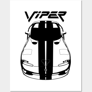 Viper 1996-2002 - Black lines Posters and Art